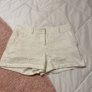 Lace Tailored Shorts